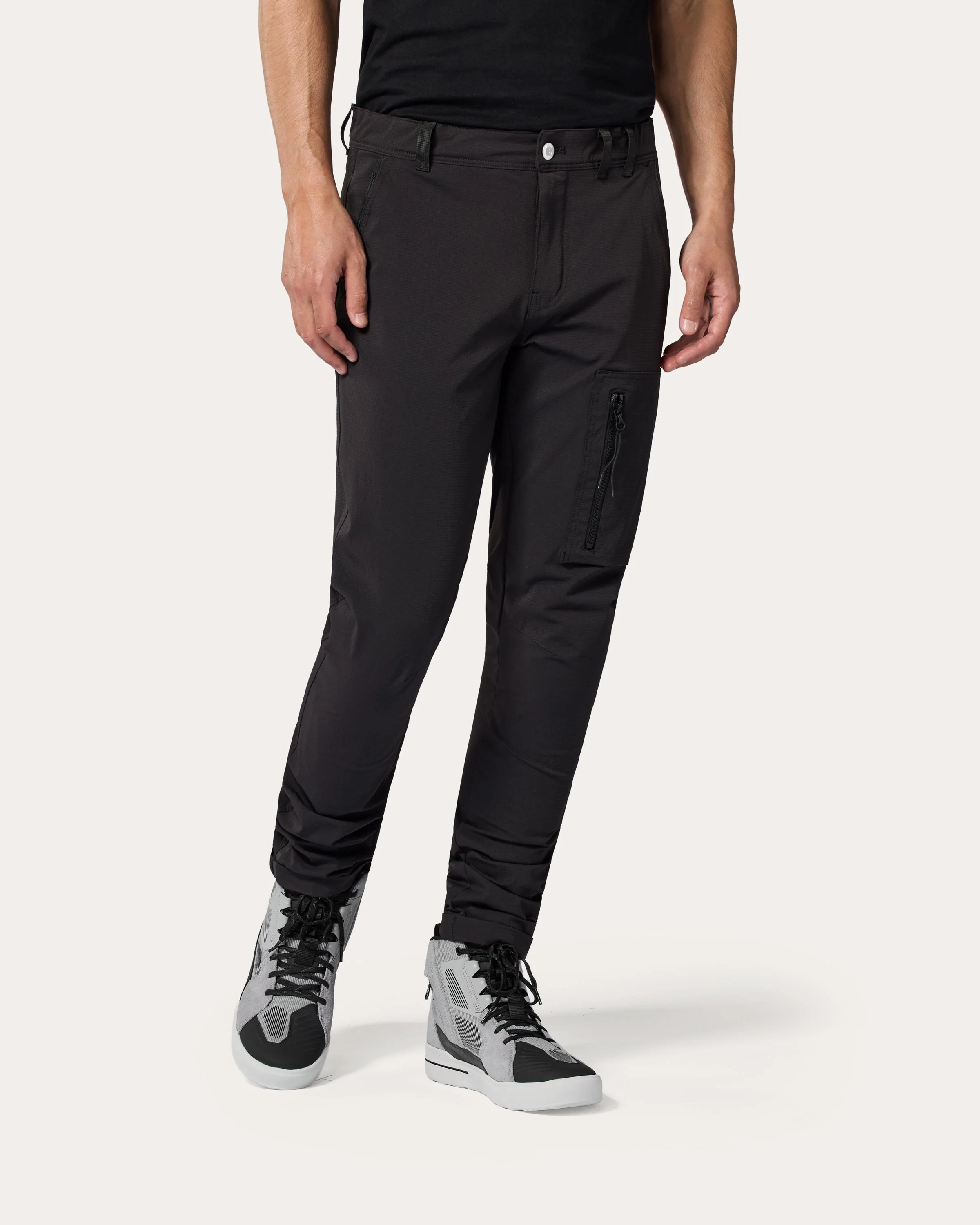 Chino Terry Skinny | Black - Image 3