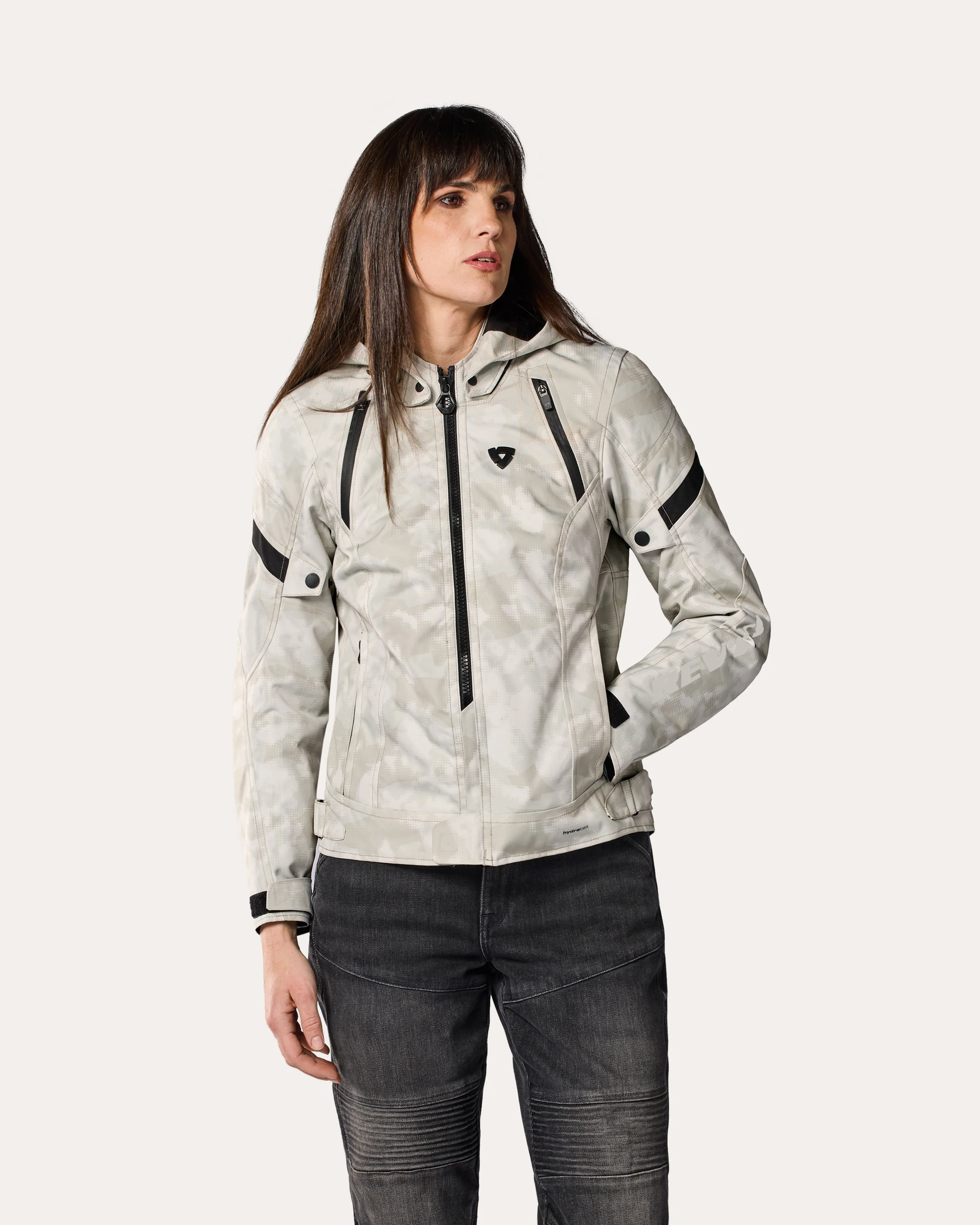 Jacket Flare 3 H2O Ladies | Camo Dark Grey - Image 3