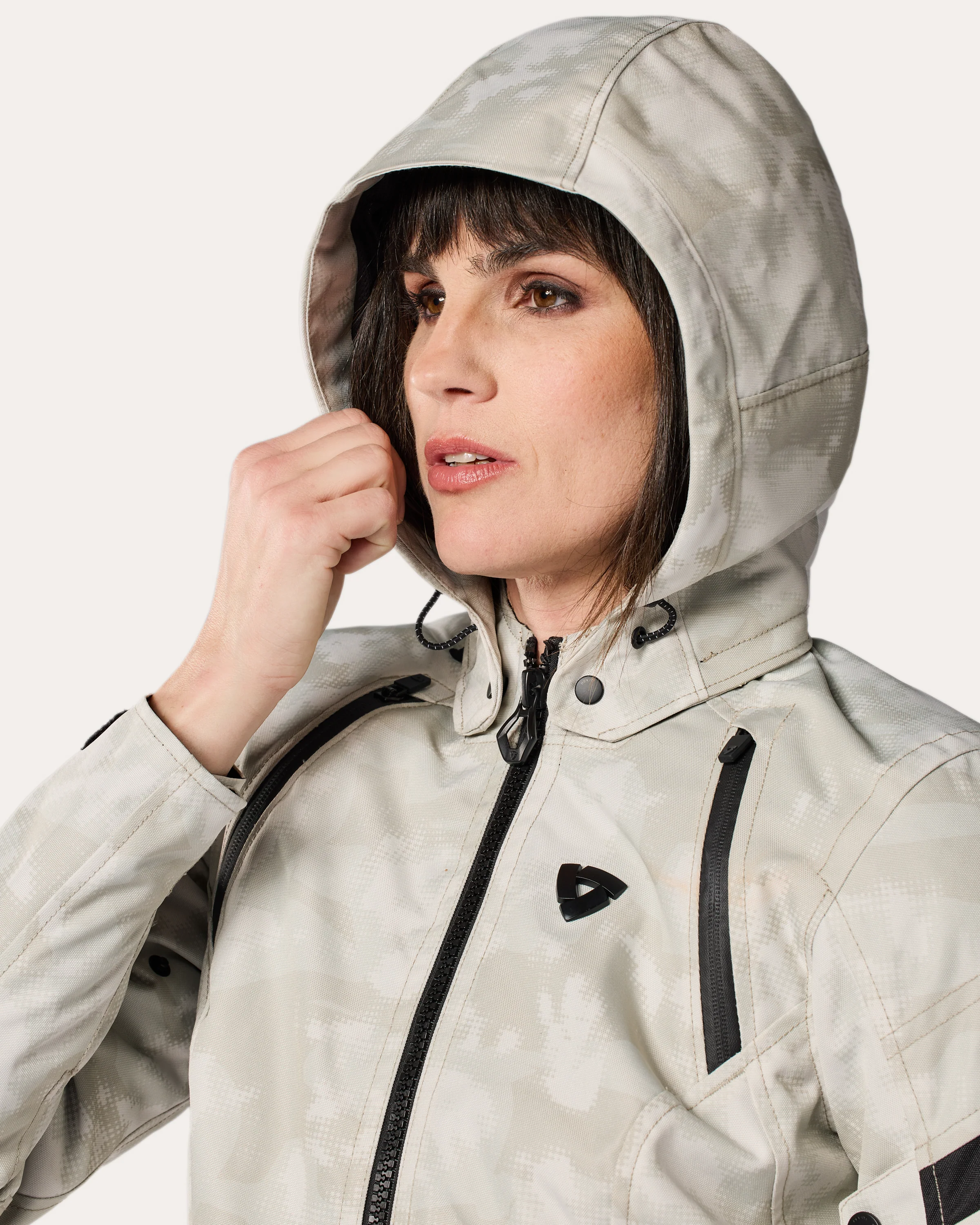 Jacket Flare 3 H2O Ladies | Camo Dark Grey - Image 7