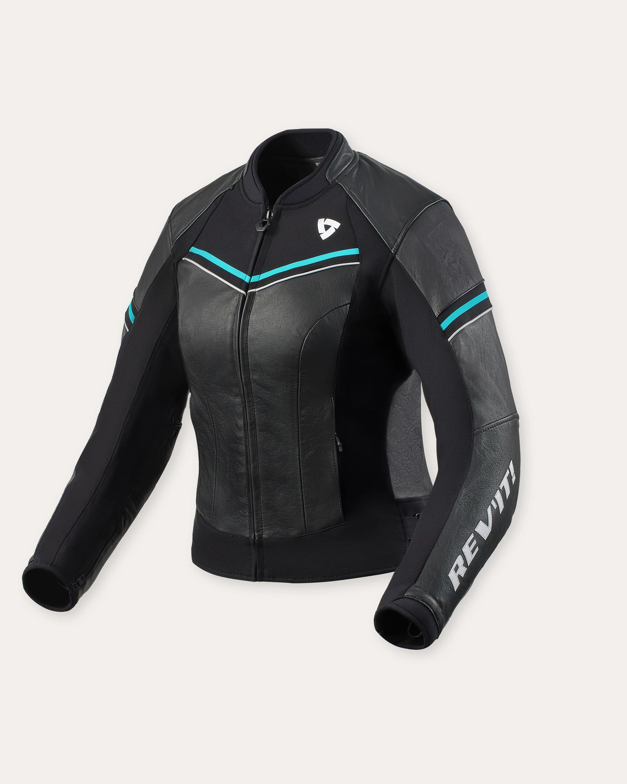 Jacket Median Ladies | Black-Turquoise