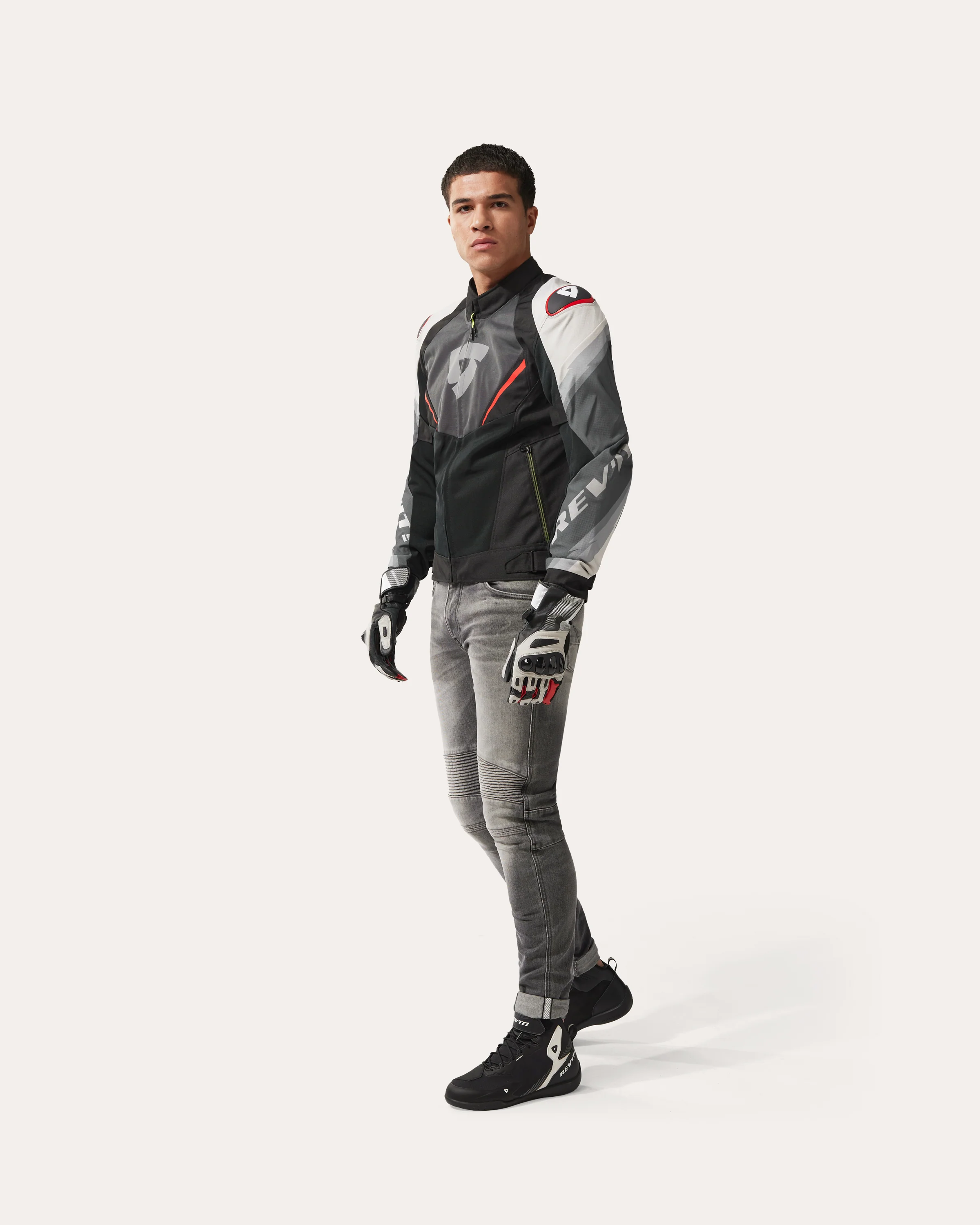 Jacket Quantum 3 Air | Grey-Red - Image 5
