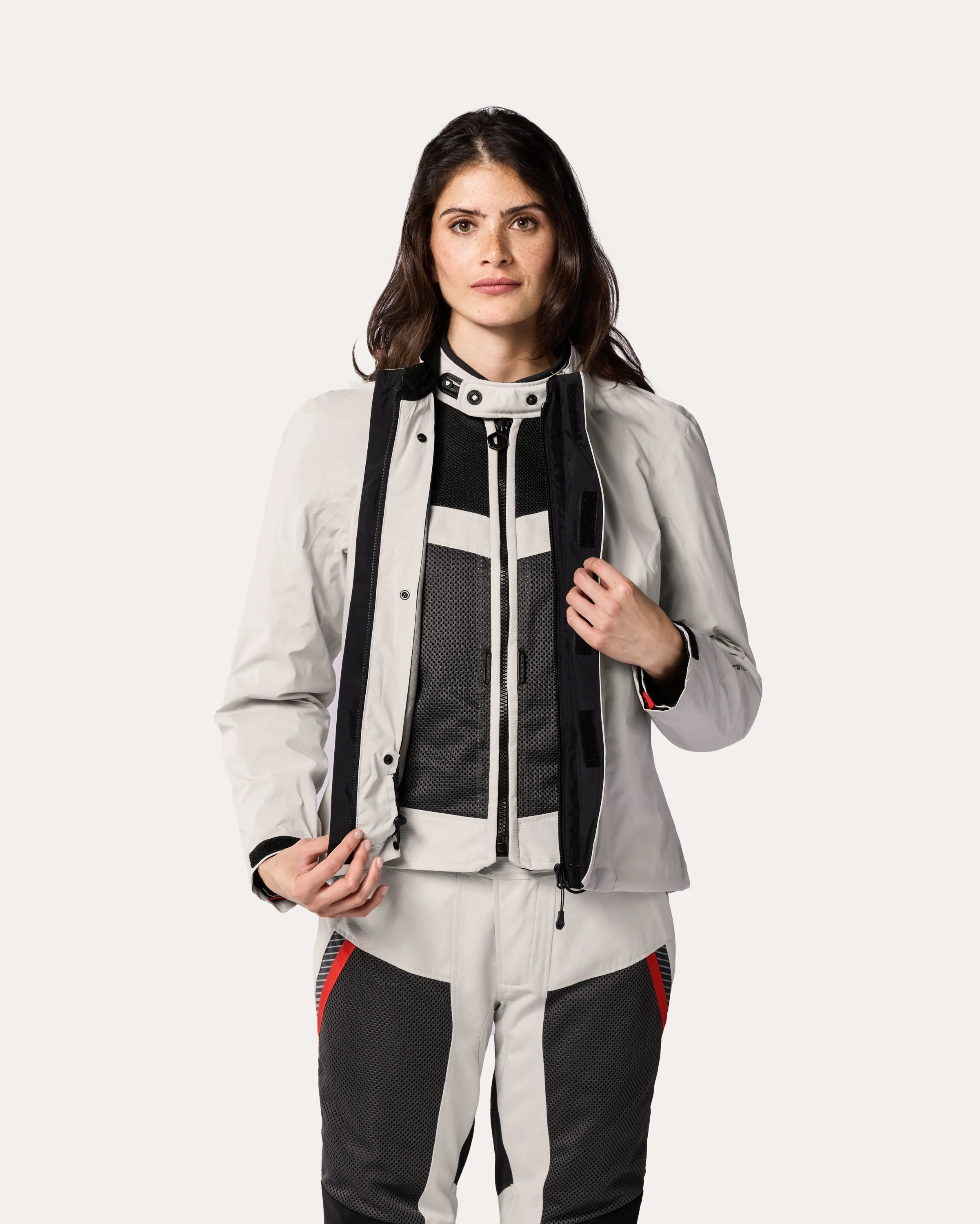 Jacket Tornado 4 H2O Ladies | Silver-Black - Image 7