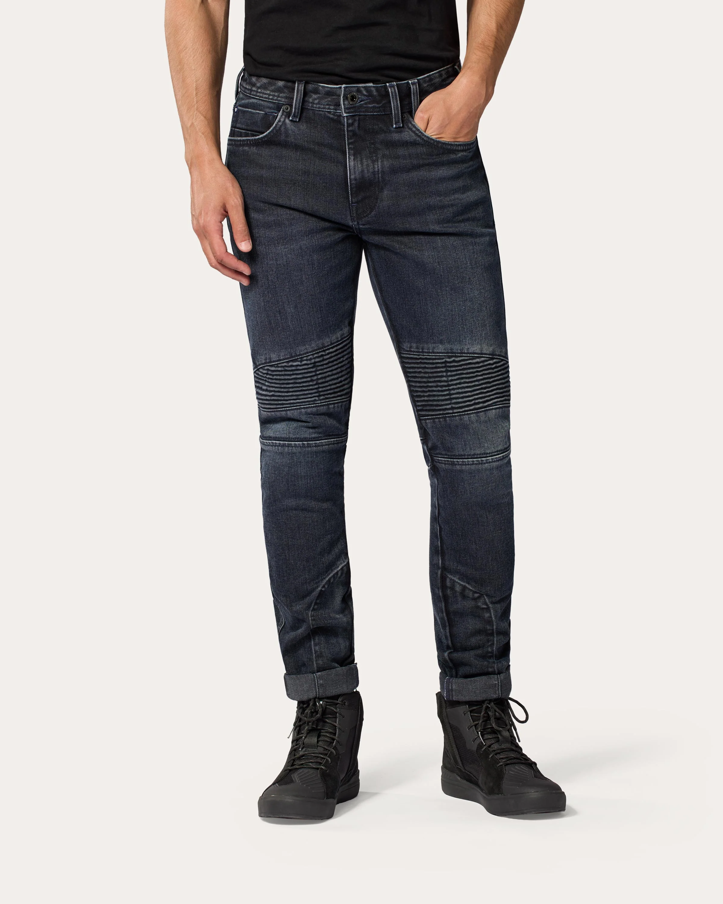 Jeans Moto 2 TF | Dark Blue-Black used - Image 3