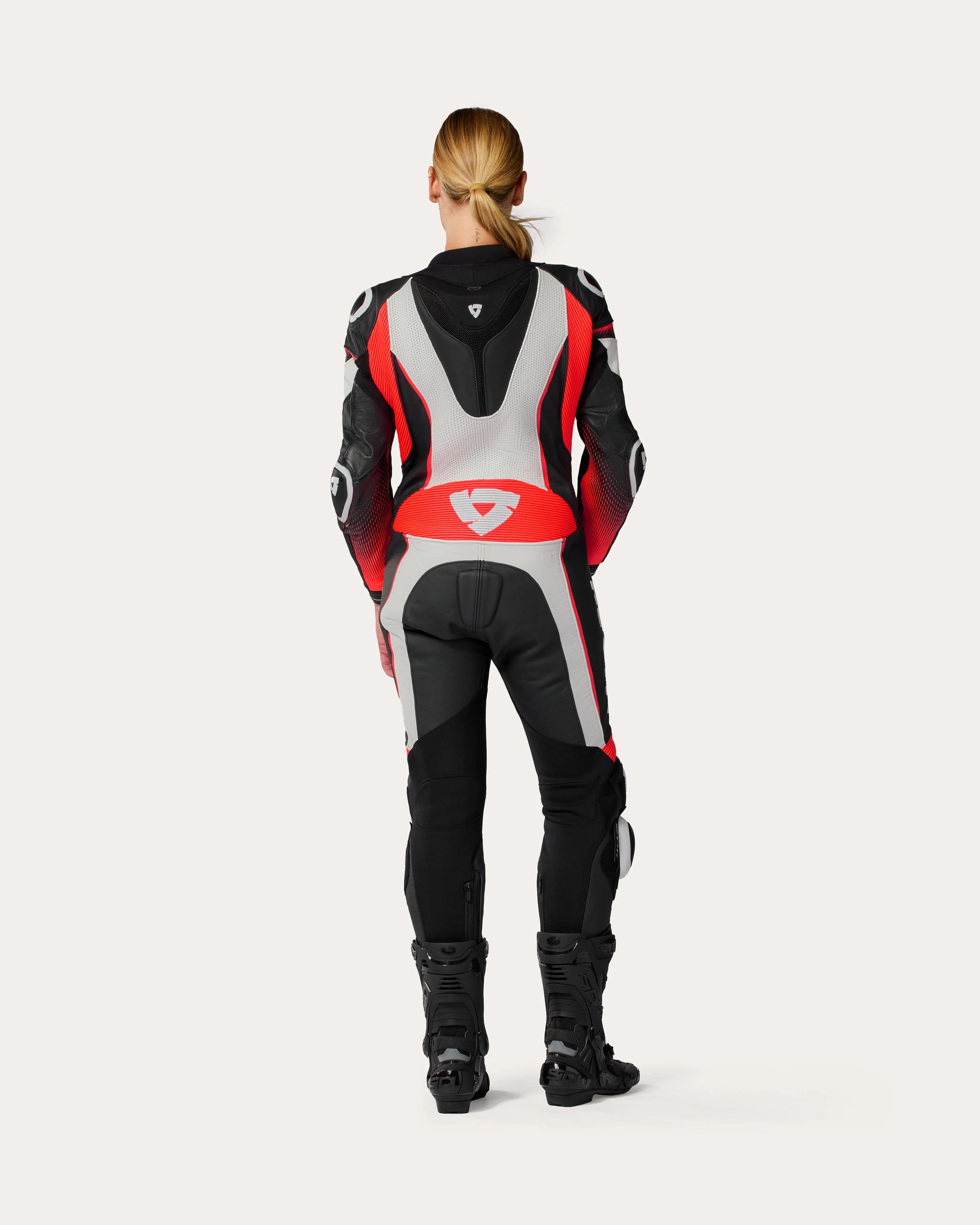 One Piece Xena 4 Ladies | White-Neon Red - Image 6